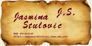 Jasmina Štulović vizit kartica